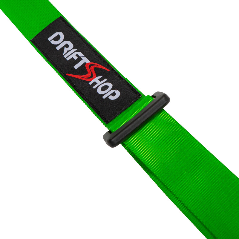 DriftShop 4 Point Harness 2" - Green - Road Approved